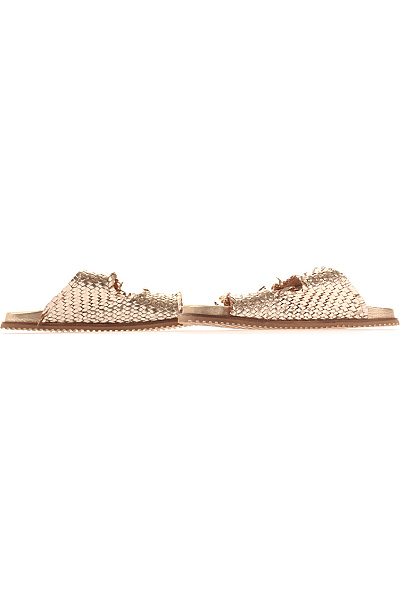 HAMMERSTEIN Dámské zlaté nazouvací sandály s kamínky Velikost 39 | HAMMERSTEIN | obrázek 5
