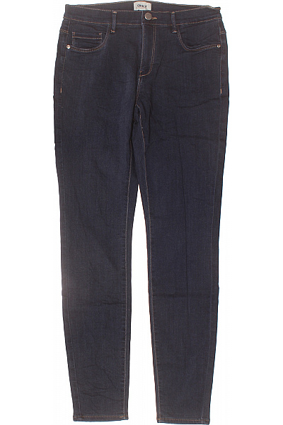 ONLY Dámské Modré Strečové Skinny Džíny S Vysokým Pasem Vel. 32