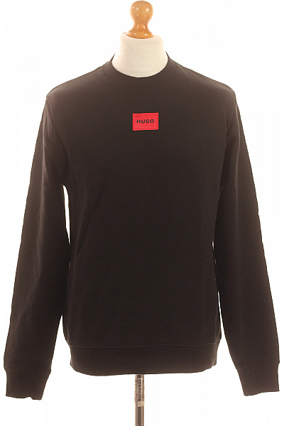 Hugo Boss pánská černá mikina s dlouhým rukávem crewneck Vel. M | Hugo Boss | obrázek 2