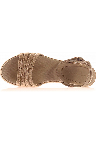 TOMMY HILFIGER dámské béžové espadrilky s páskem na platformě Velikost 40 | TOMMY HILFIGER | obrázek 2