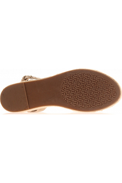 TOMMY HILFIGER dámské béžové espadrilky s páskem na platformě Velikost 40 | TOMMY HILFIGER | obrázek 3
