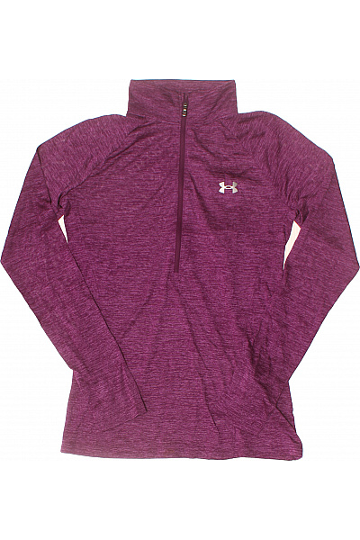UNDER ARMOUR Dámská mikina s dlouhým rukávem a stojáčkem na zip fialová Velikost XS | UNDER ARMOUR | obrázek 2