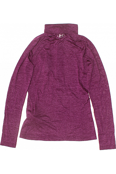 UNDER ARMOUR Dámská mikina s dlouhým rukávem a stojáčkem na zip fialová Velikost XS | UNDER ARMOUR | obrázek 3