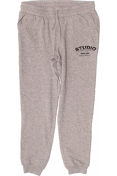 JACK & JONES šedé Tepláky S Potiskem Studio Vel. EU L