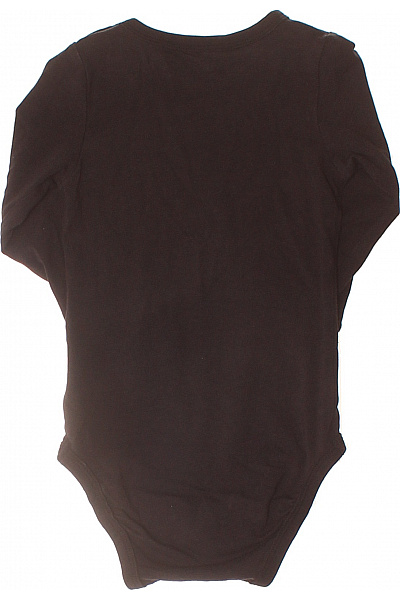 LINDEX Dětské body s dlouhým rukávem bavlněné černé Velikost EU 74 cm | LINDEX | obrázek 3