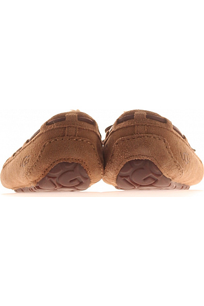UGG dámské hnědé kožené nazouvací pantofle s kožíškem Velikost EU 37 | UGG | obrázek 4