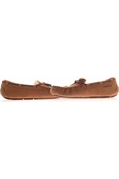 UGG dámské hnědé kožené nazouvací pantofle s kožíškem Velikost EU 37 | UGG | obrázek 5