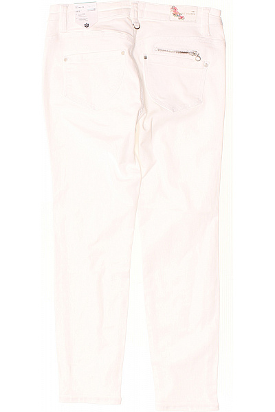 FREEMANT.PORTER Dámské bílé džíny s kapsami a zipy skinny fit Velikost EU L | FREEMANT.PORTER | obrázek 2
