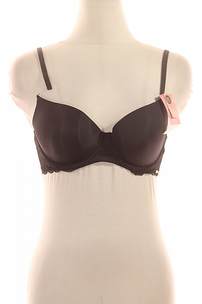Hunkemoller Dámská černá Krajková Push Up Podprsenka Vel. 70D