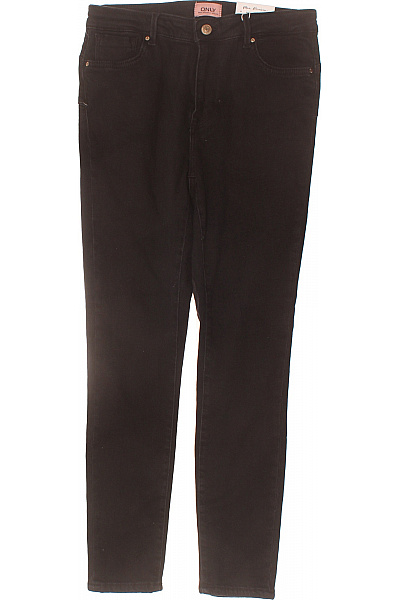 ONLY Dámské černé Strečové Skinny Džíny S Vysokým Pasem Velikost EU L/30