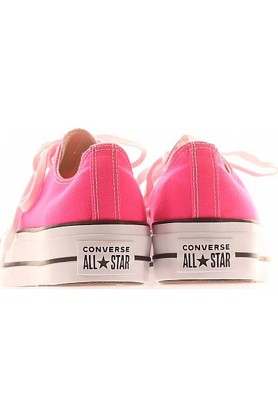 CONVERSE růžové plátěné tenisky na platformě šněrovací volnočasové Velikost 40 | CONVERSE | obrázek 4