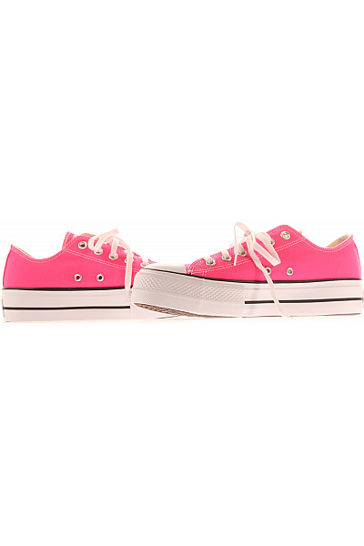 CONVERSE růžové plátěné tenisky na platformě šněrovací volnočasové Velikost 40 | CONVERSE | obrázek 5