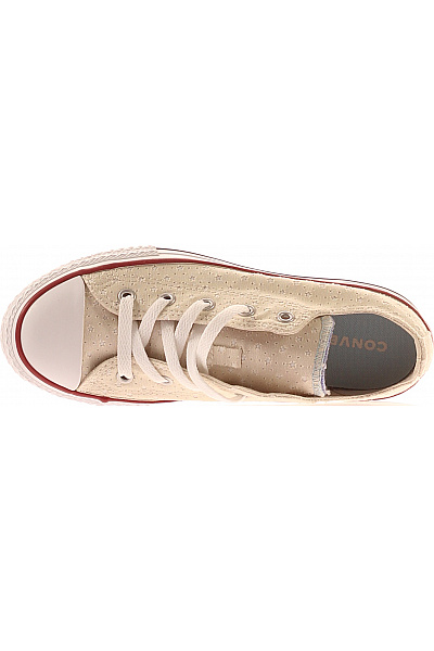 CONVERSE Dětské textilní tenisky béžové Velikost 35 | CONVERSE | obrázek 2