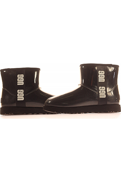 UGG černé gumové holínky s logem Velikost 40 | UGG | obrázek 5