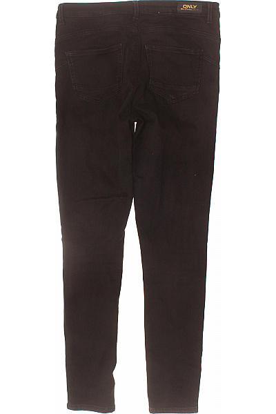 ONLY Dámské strečové skinny džíny s vysokým pasem černé bavlněné Velikost XL | ONLY | obrázek 2
