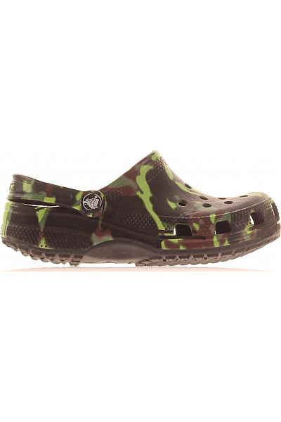 Crocs Dětské Nazouváky Maskáčové Zelené Vel. 13