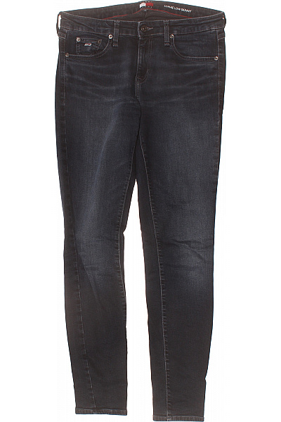 TOMMY HILFIGER Dámské Strečové Skinny Džíny S Nízkým Sedem Tmavě Modré Velikost EU 29/32