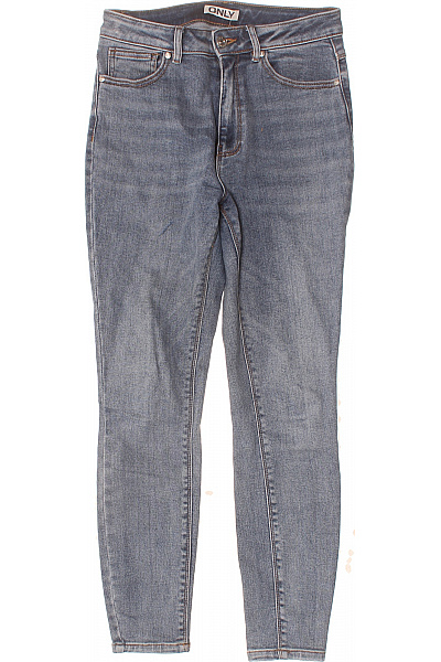 ONLY Dámské Džíny Skinny S Vysokým Pasem Modré Strečové Velikost 28/32