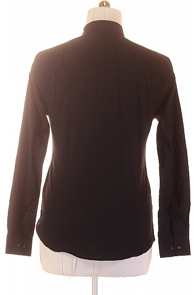 ONLY & SONS Pánské černé bavlněné košile s dlouhým rukávem elegantní slim fit Vel. M | ONLY & SONS | obrázek 3