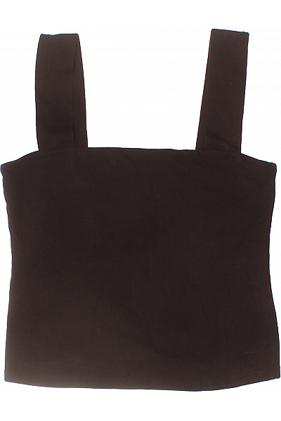 dámské černé tílko bez rukávů crop top Velikost 36 | Unimoda | obrázek 2