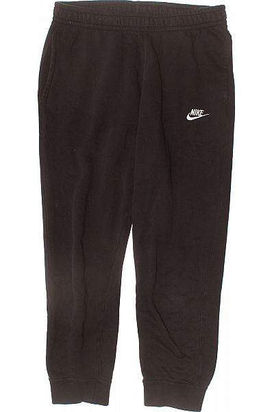 Nike Pánské Tepláky Sportovní Volnočasové Bavlněné černé Velikost M