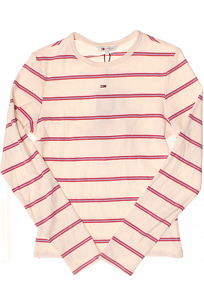 TOMMY HILFIGER dámské pruhované tričko s dlouhým rukávem a kulatým výstřihem Vel. l | TOMMY HILFIGER | obrázek 2