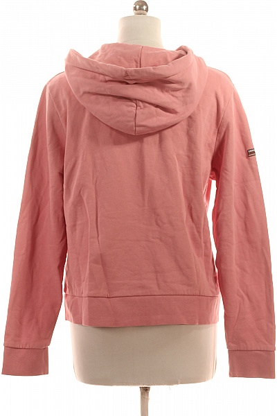 SUPERDRY růžová mikina s kapucí a dlouhým rukávem na zip Velikost 44 | SUPERDRY | obrázek 3