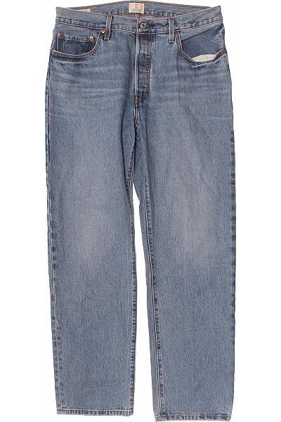 LEVIS Dámské Džíny Modré Rovné Vintage S Kapsami Vel. L