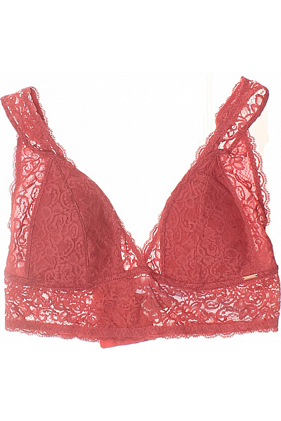 Dámská krajková podprsenka trojúhelníková braletová červená Velikost l | Unimoda | obrázek 2