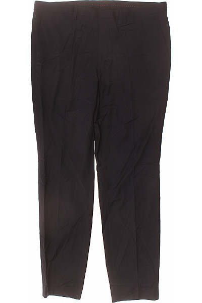 Pánské černé elegantní rovné kalhoty Velikost 54 | Unimoda | obrázek 2
