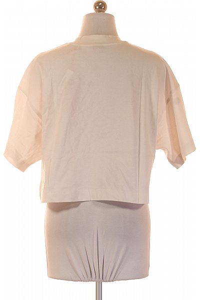 Hugo Boss Dámské tričko krátký rukáv bílé basic crop top s nápisem Vel. S | Hugo Boss | obrázek 2