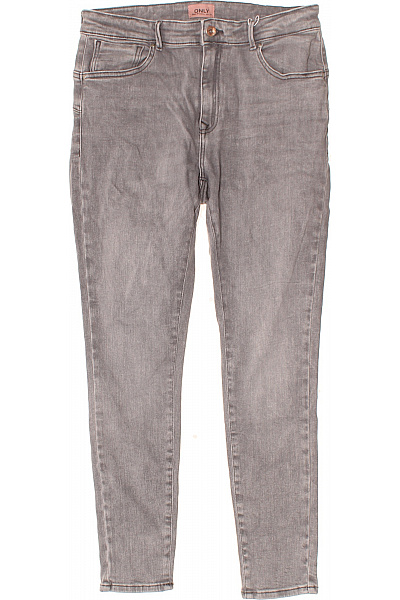 ONLY Dámské šedé Skinny Džíny S Vysokým Pasem Vel. 30