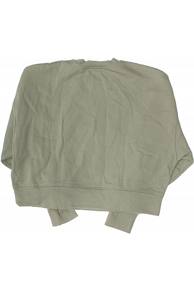dámská mikina s dlouhým rukávem crewneck oversized zelená Vel. 40 | Unimoda | obrázek 3