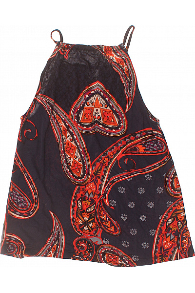 dámské tričko bez rukávů s potiskem paisley Vel. S | Unimoda | obrázek 2