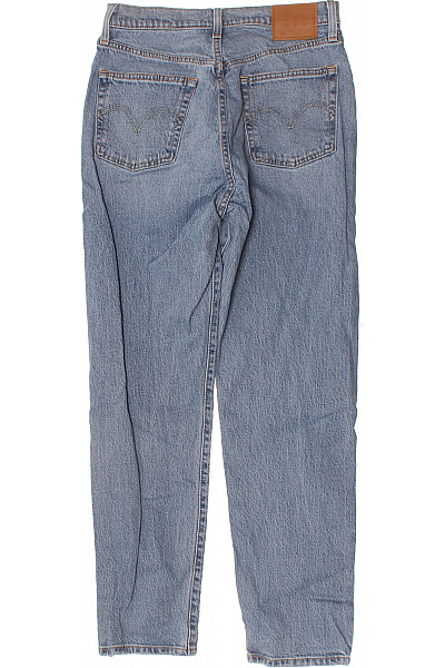 LEVIS Dámské džíny modré bavlněné rovné s vysokým pasem Velikost S | LEVIS | obrázek 2