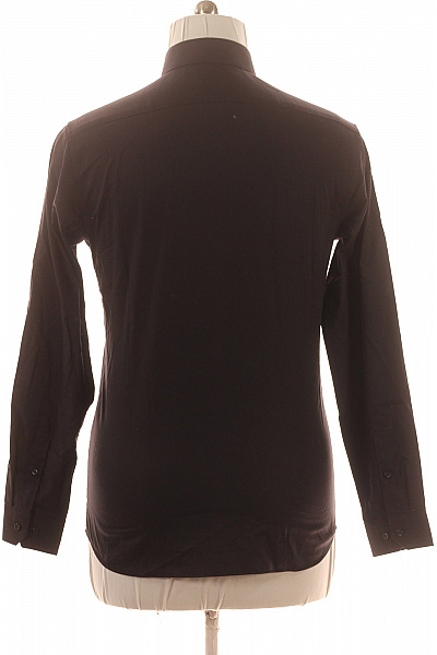 JACK & JONES Pánské bavlněné košile s dlouhým rukávem elegantní business slim fit černé Velikost M/41 | JACK & JONES | obrázek 3