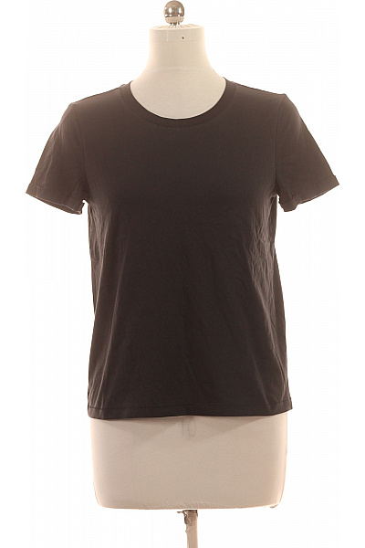 VERO MODA Dámské tričko s krátkým rukávem basic černé bavlněné Vel. M | VERO MODA | obrázek 2