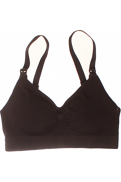 Magic Body Fashion Dámská Kojící Podprsenka Hladká černá Bezešvá Velikost S