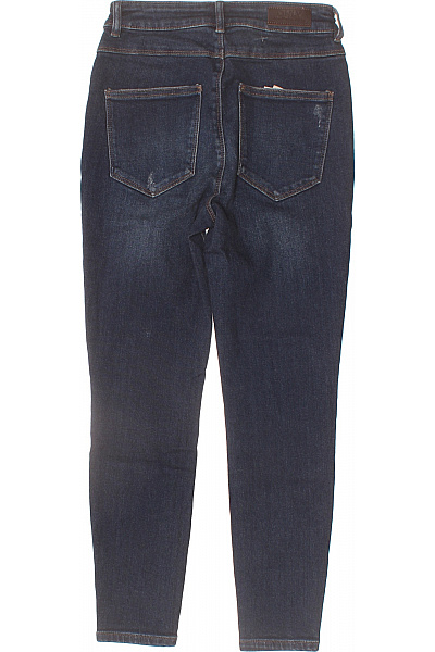 ONLY Dámské džíny modré skinny s vysokým pasem ripped Vel. 28/30 | ONLY | obrázek 2