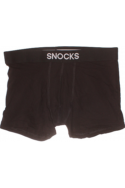 snocks Pánské bavlněné boxerky černé | snocks | obrázek 2