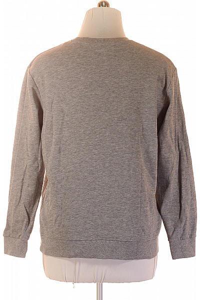 JACK & JONES Pánská mikina šedá s dlouhým rukávem crewneck jednobarevná Vel. XL | JACK & JONES | obrázek 2