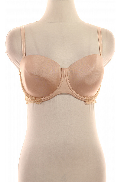 Hunkemoller Dámská Podprsenka Hladká Bez Ramínek Krajková Velikost 85d