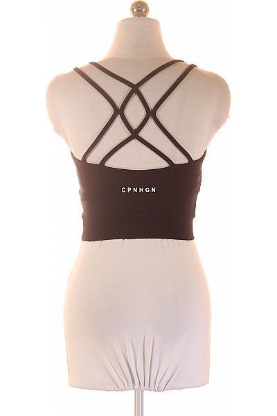 dámský sportovní crop top hladký Velikost s | Unimoda | obrázek 3