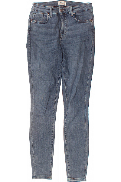 ONLY Dámské Džíny Skinny Strečové Modré Vysoký Pas Vel. 30