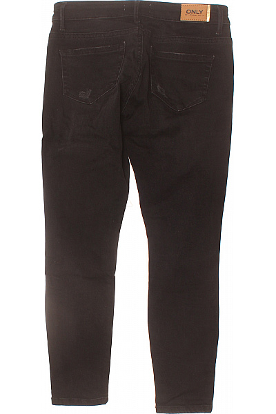 ONLY Dámské černé strečové skinny džíny s dírami Vel. EU 27/30 | ONLY | obrázek 2