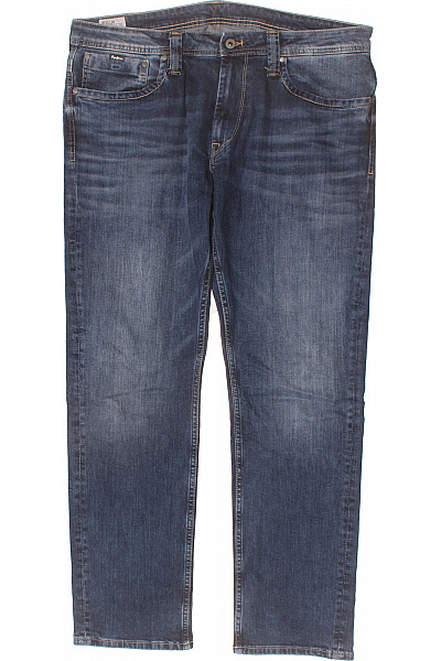 Pepe Jeans Pánské Džíny Modré Rovné Bavlněné Velikost 36/32