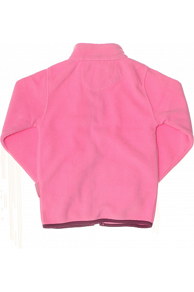Playshoes Dívčí růžová fleecová mikina na zip Vel. 116 | Playshoes | obrázek 2