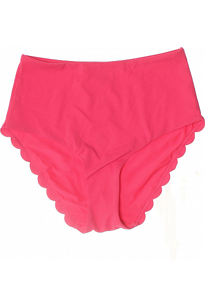 Hunkemoller Dámské plavkové kalhotky s vysokým pasem a volánky růžové Velikost m | Hunkemoller | obrázek 2