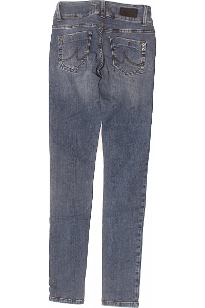 LTB Dámské džíny skinny strečové s dírami modré Velikost 25/32 | LTB | obrázek 2