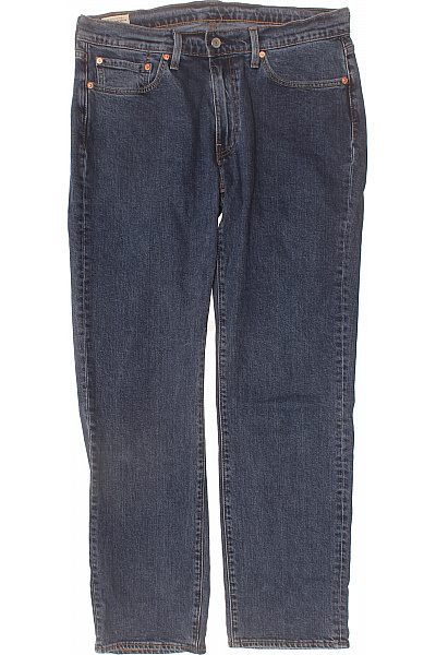 LEVIS Pánské Džíny Modré Rovné Bavlněné Vel. L